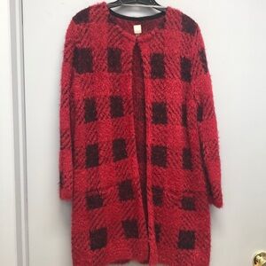 A. moon open cardigan sweater